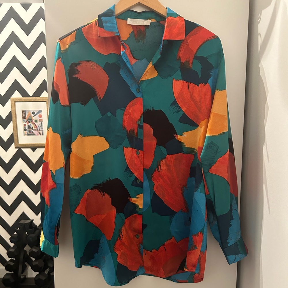Simons Multi-colour Satin Blouse